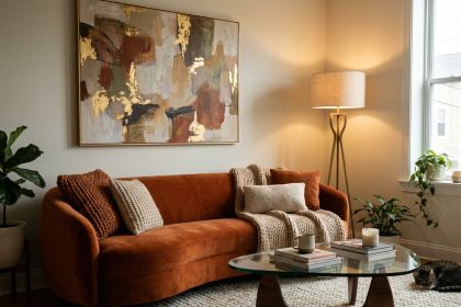 salon moderne élégant