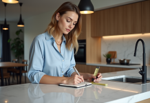 Calcul espacement suspensions : dimensions idéales et conseils pratiques Decoratrice intérieure mesure luminaires cuisine moderne