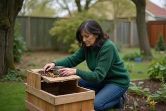 Compost de cuisine enrichi pour réduire l'empreinte écologique