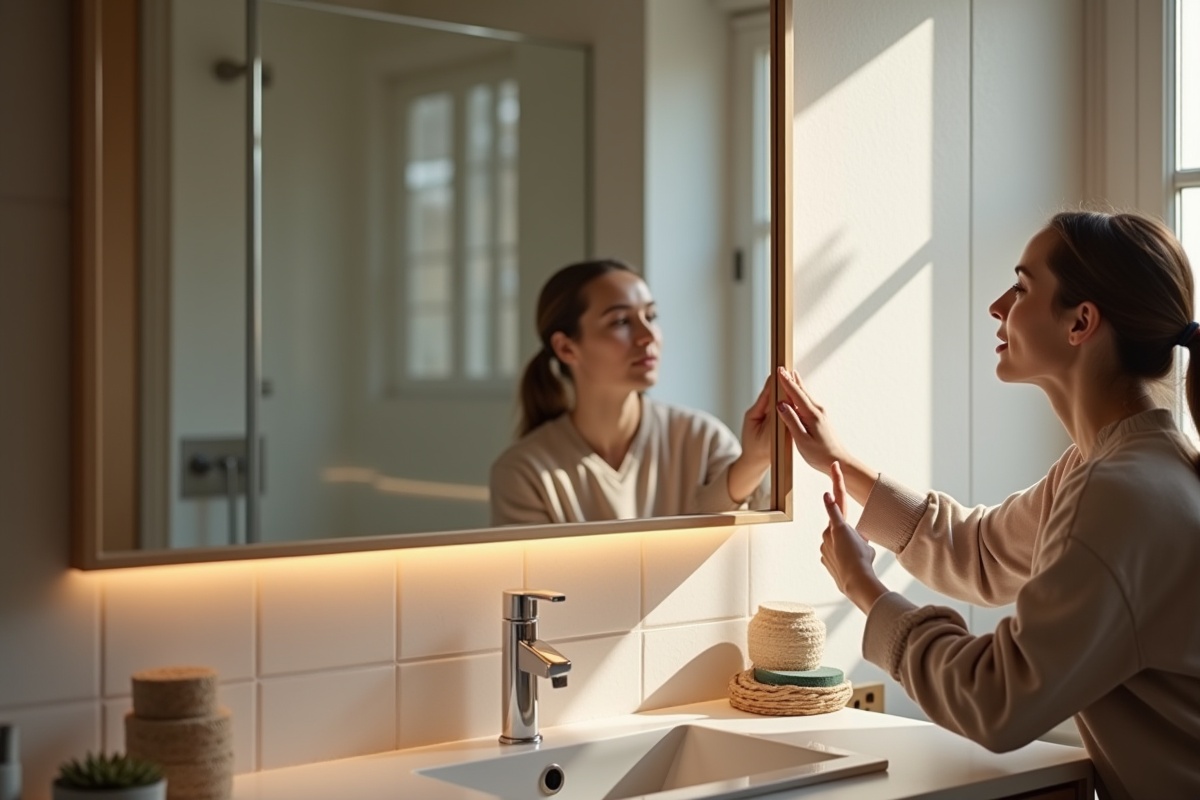 miroir sans perçage