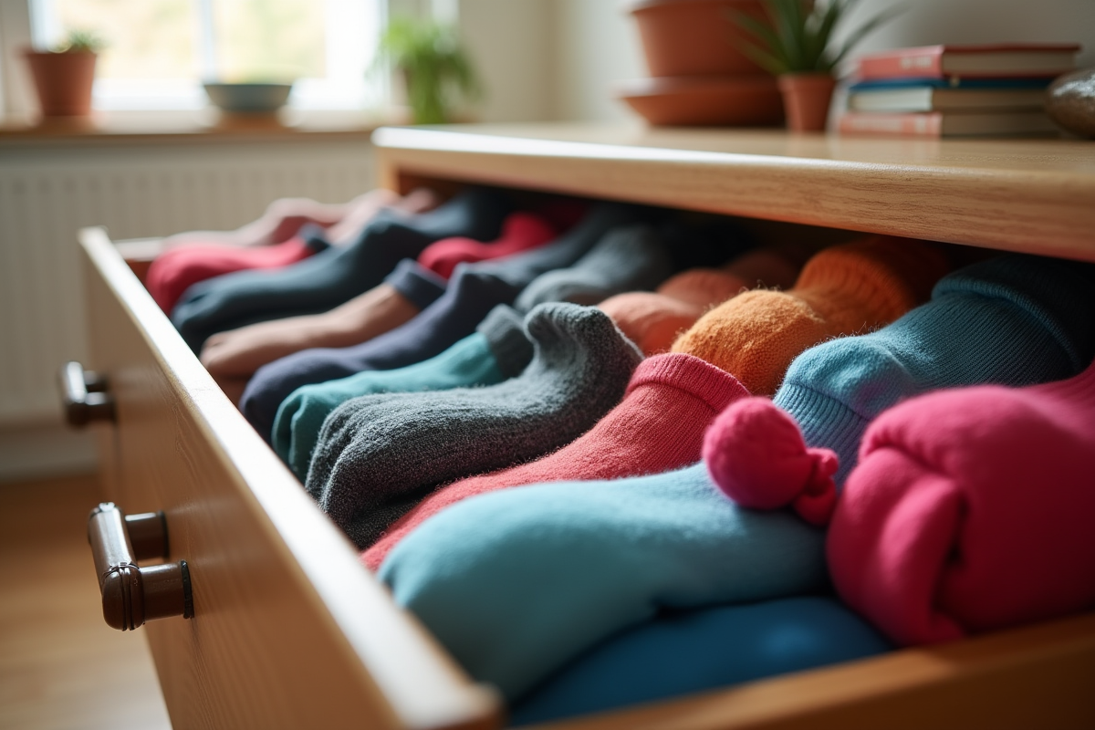 chaussettes usées