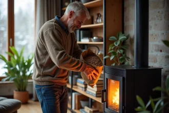 Granulés de bois pour un chauffage écologique et économique