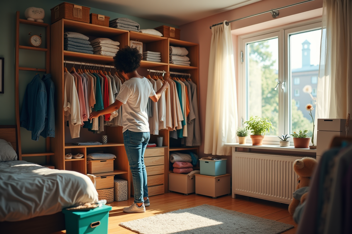 chambre désordonnée
